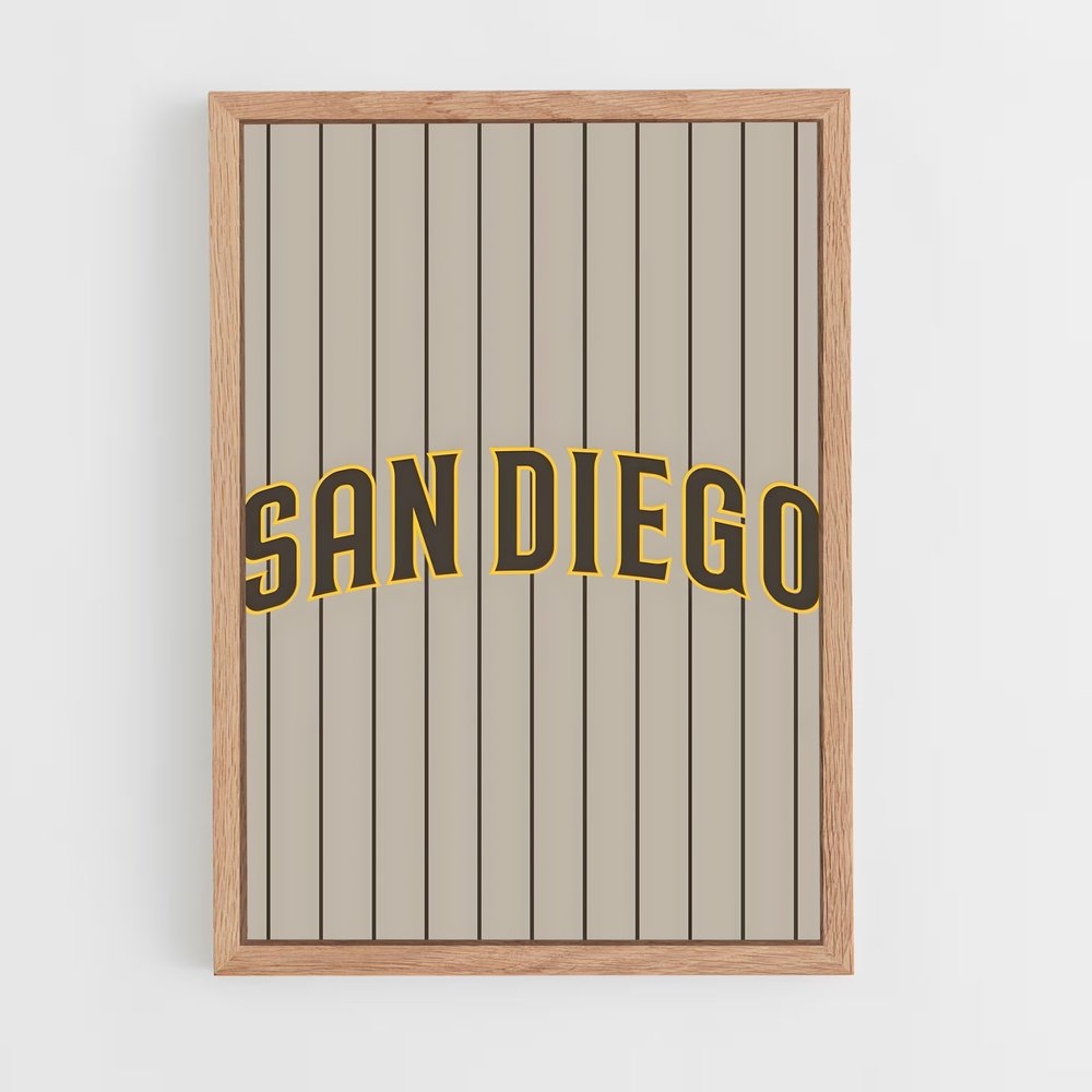 Poster San Diego Spirit – affiche Baseball (vue 4)